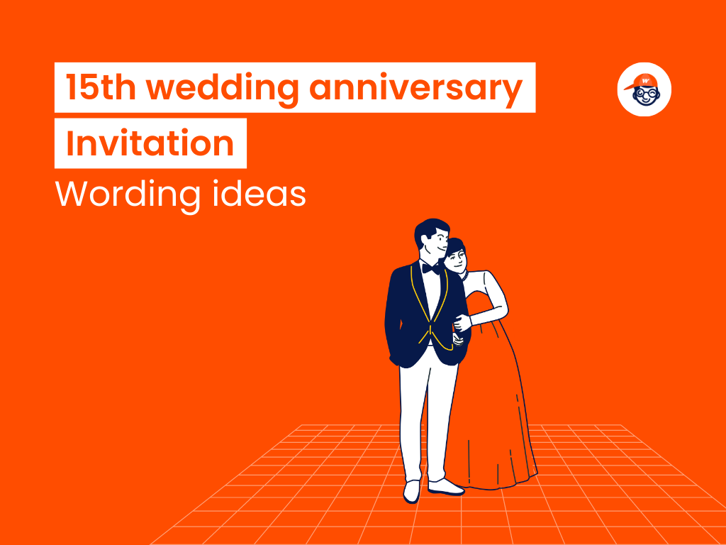 125+ 15th Wedding Anniversary Invitation Wording That Make Hearts Race