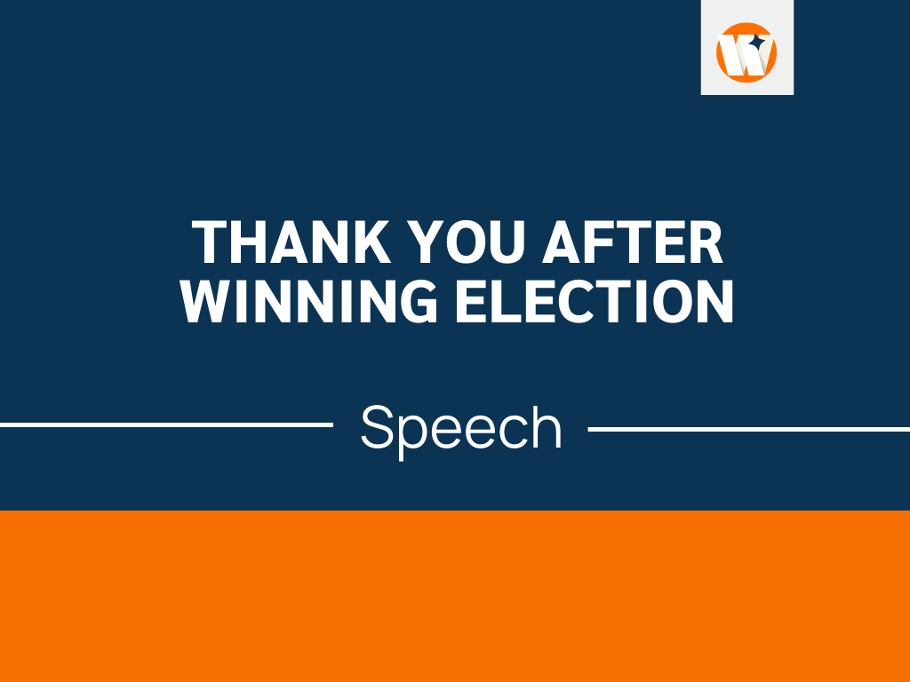 what to write in an election speech
