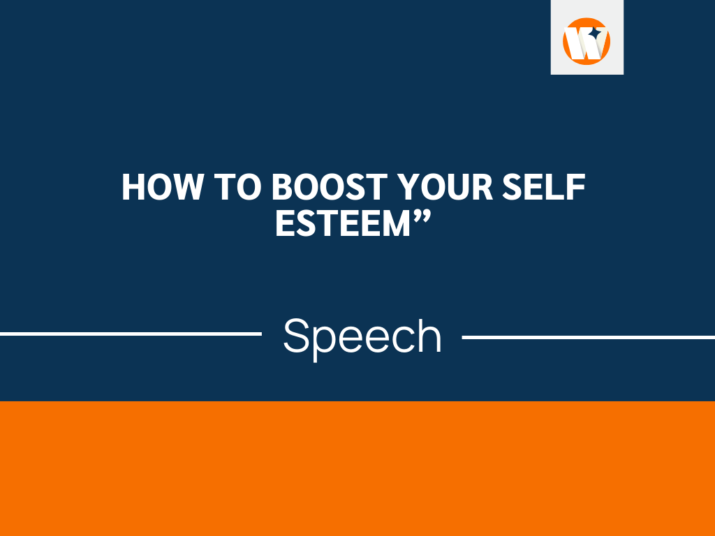 self esteem speech