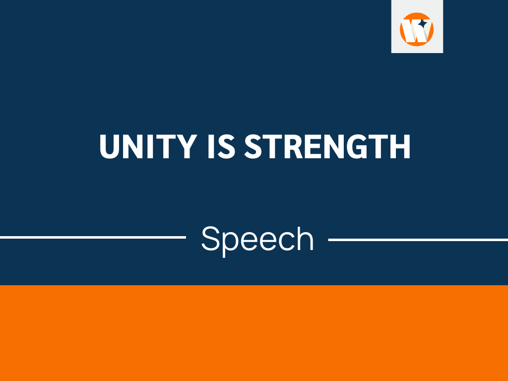 speech on unity run
