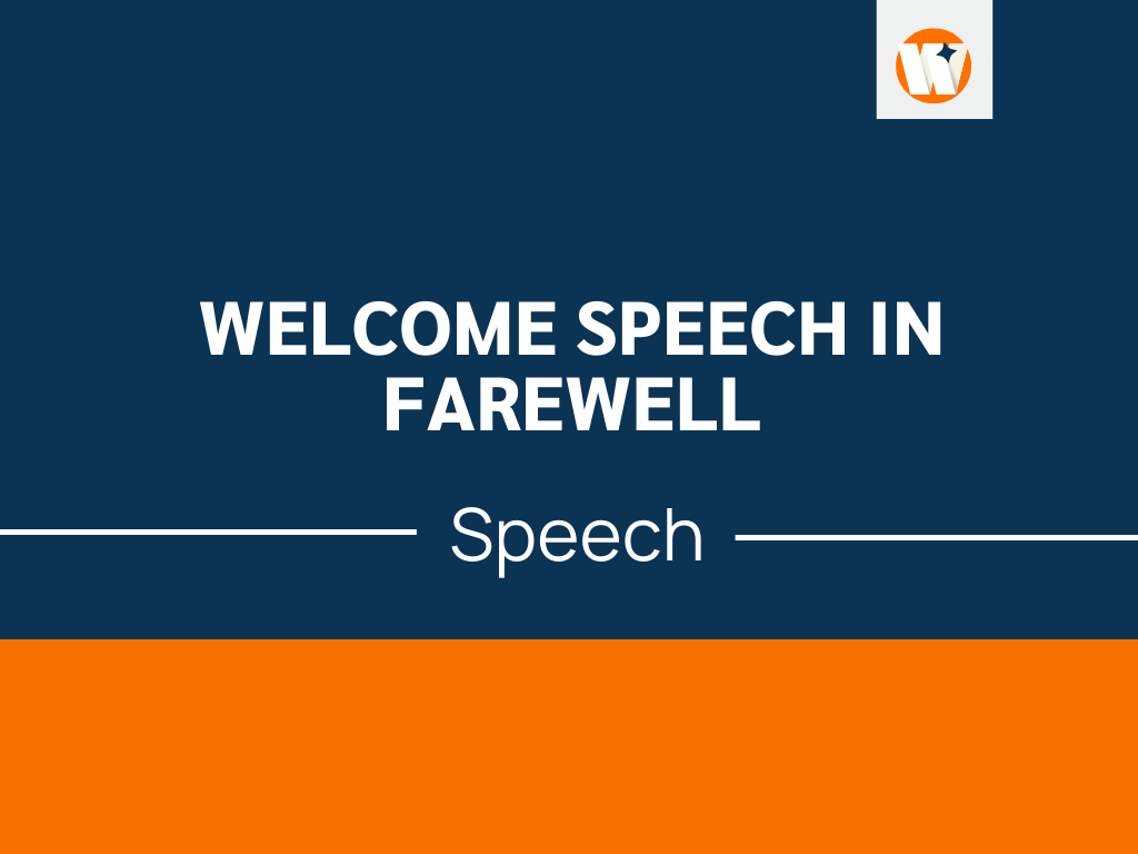farewell party speech sample
