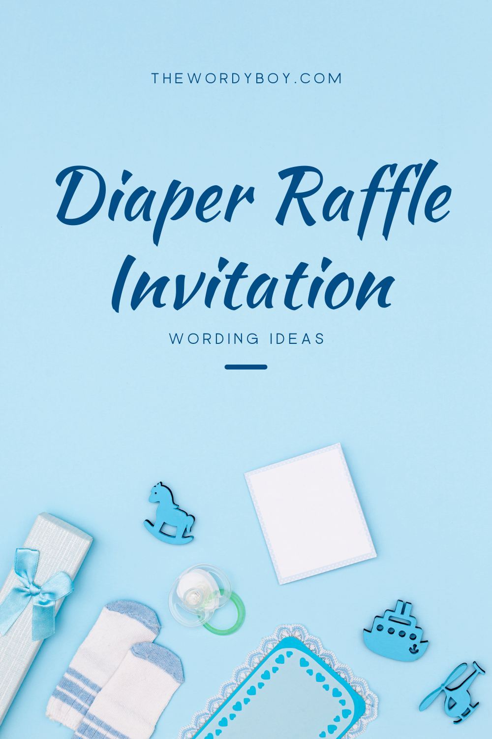How To Say Diaper Raffle On Invitation