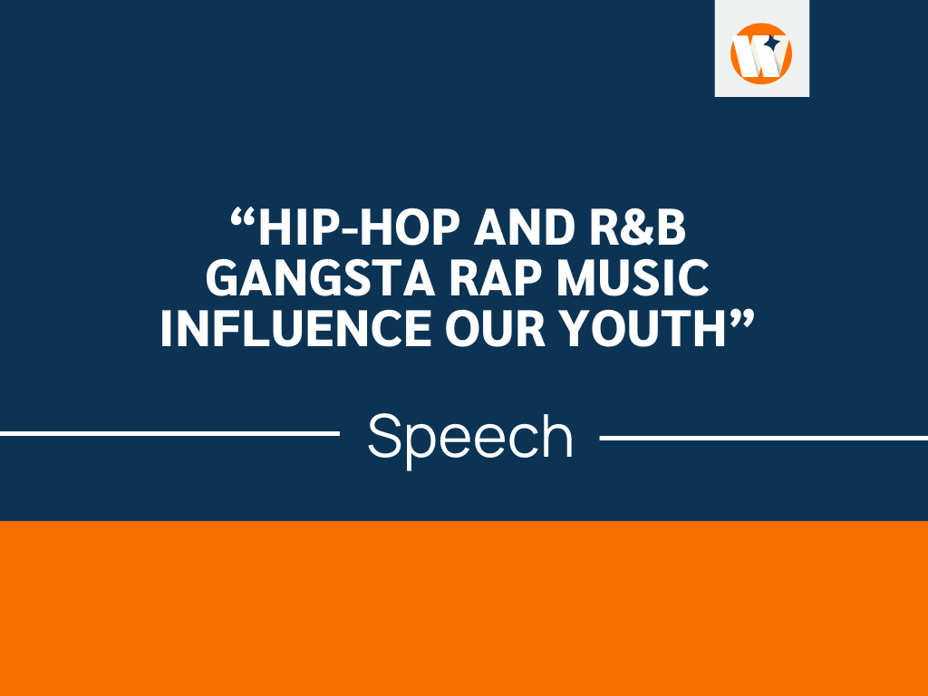 speech on rap music