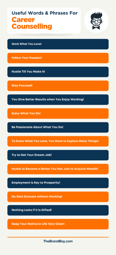 151 Useful Career Counselling Quotes And Phrases Thewordyboy